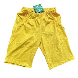 NWT Naperonuttu Classic Yellow Shorts sz 134/140